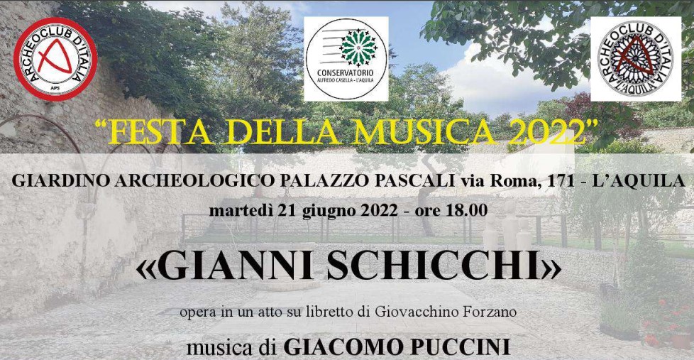 Locandina Festa della Musica l'aquila